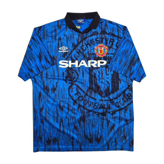 1992/93 Manchester United Away Football Shirt (XL) Umbro - Football Finery - FF307062