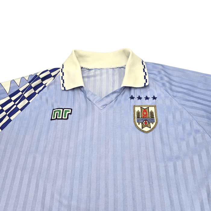 1992/93 Uruguay Home Football Shirt (XL) Ennerre - Football Finery - FF300114