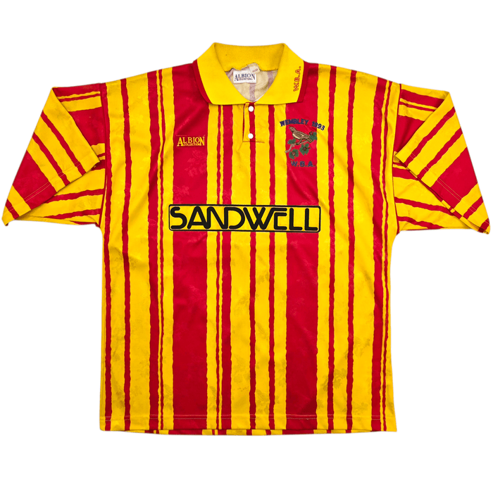 1992/93 West Bromwich Albion Away Football Shirt (L) Albion Collection - Football Finery - FF304213
