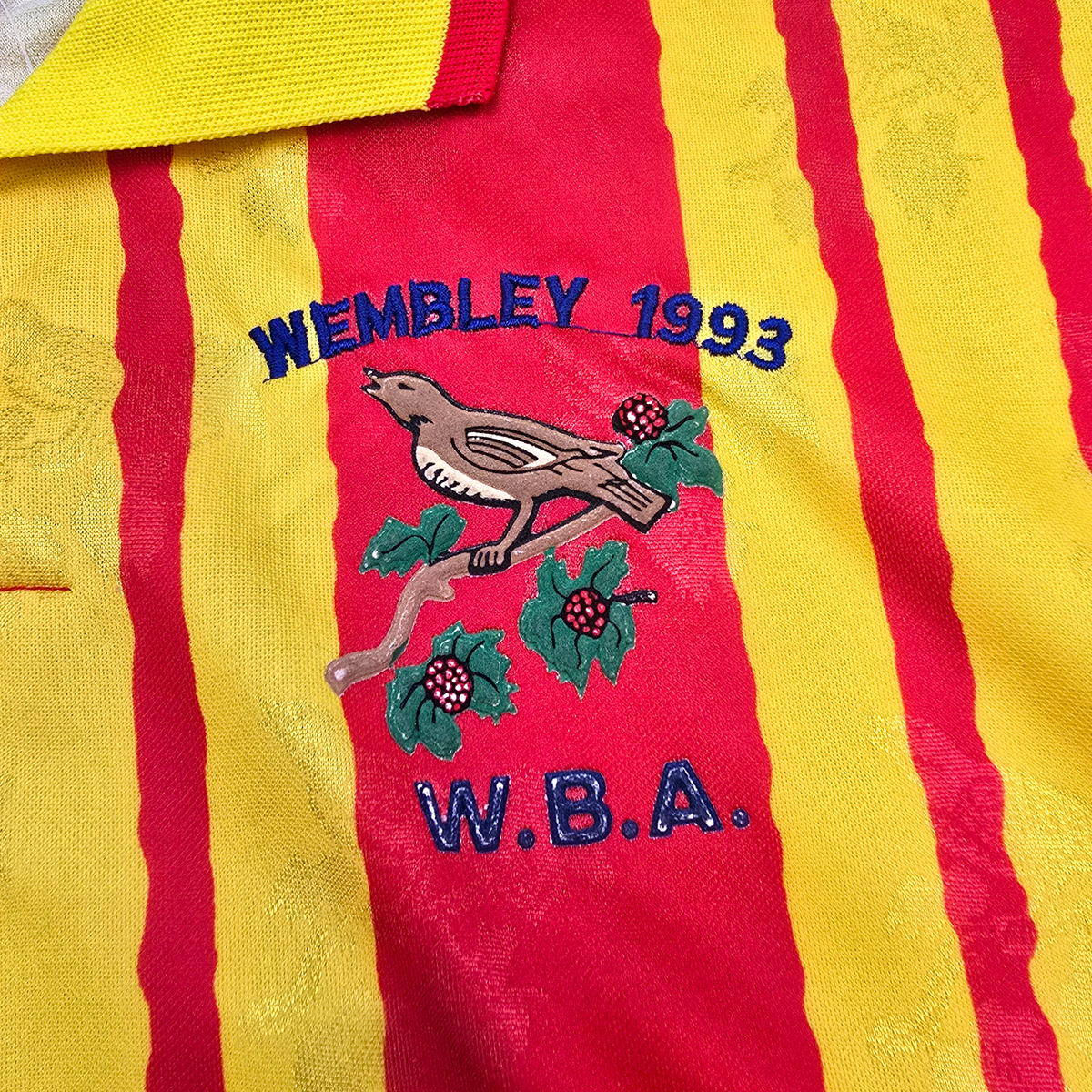 1992/93 West Bromwich Albion Away Football Shirt (L) Albion Collection - Football Finery - FF304213
