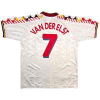 1992/94 Belgium Away Football Shirt (L) Diadora 7 Van Der Elst - Football Finery - FF303994