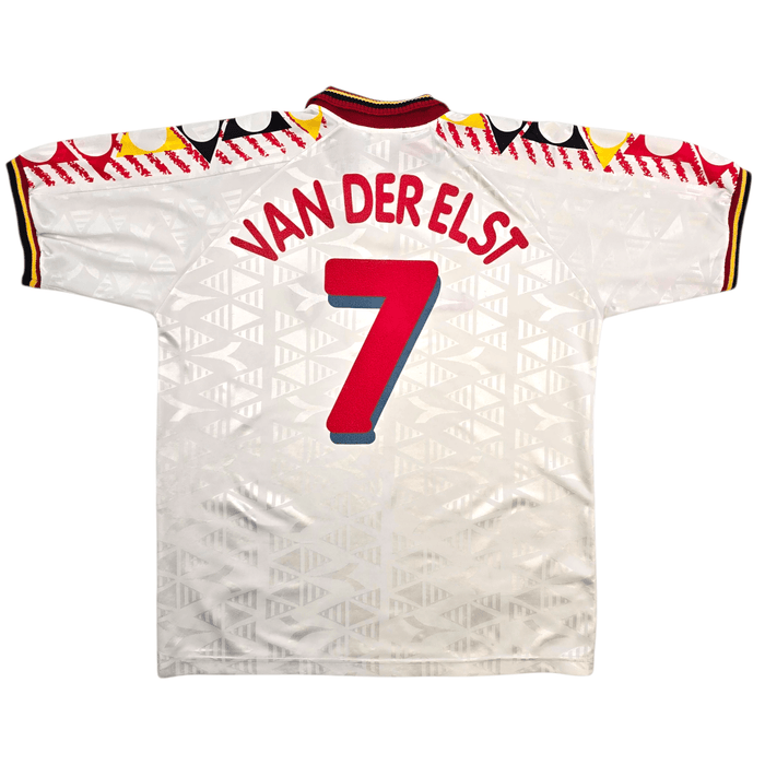 1992/94 Belgium Away Football Shirt (L) Diadora 7 Van Der Elst - Football Finery - FF303994