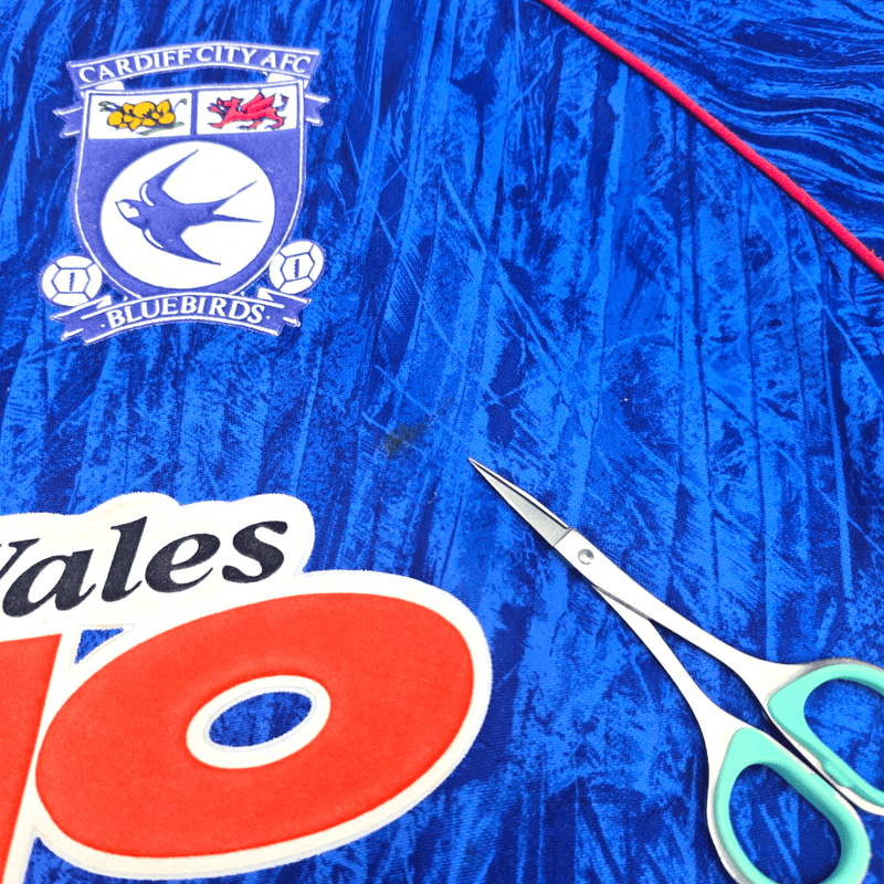 1992/94 Cardiff City Home Football Shirt (L) Bluebird - Football Finery - FF301323