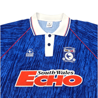1992/94 Cardiff City Home Football Shirt (L) Bluebird - Football Finery - FF301323