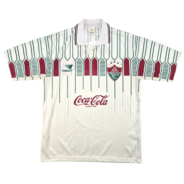Fluminense 1992 ユニフォーム penalty ゲームシャツ 1992/94 Fluminense Away Football Shirt (XL) Penalty – Football Finery