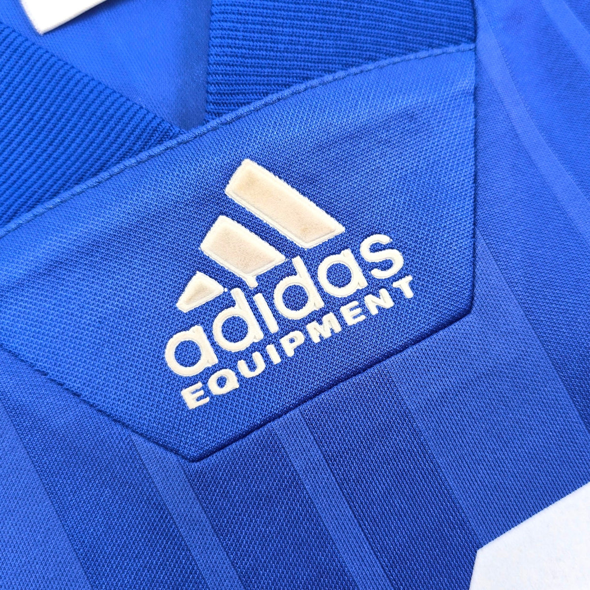1992/94 France Home Football Shirt (M) Adidas 18 Cantona - Football Finery - FF305761