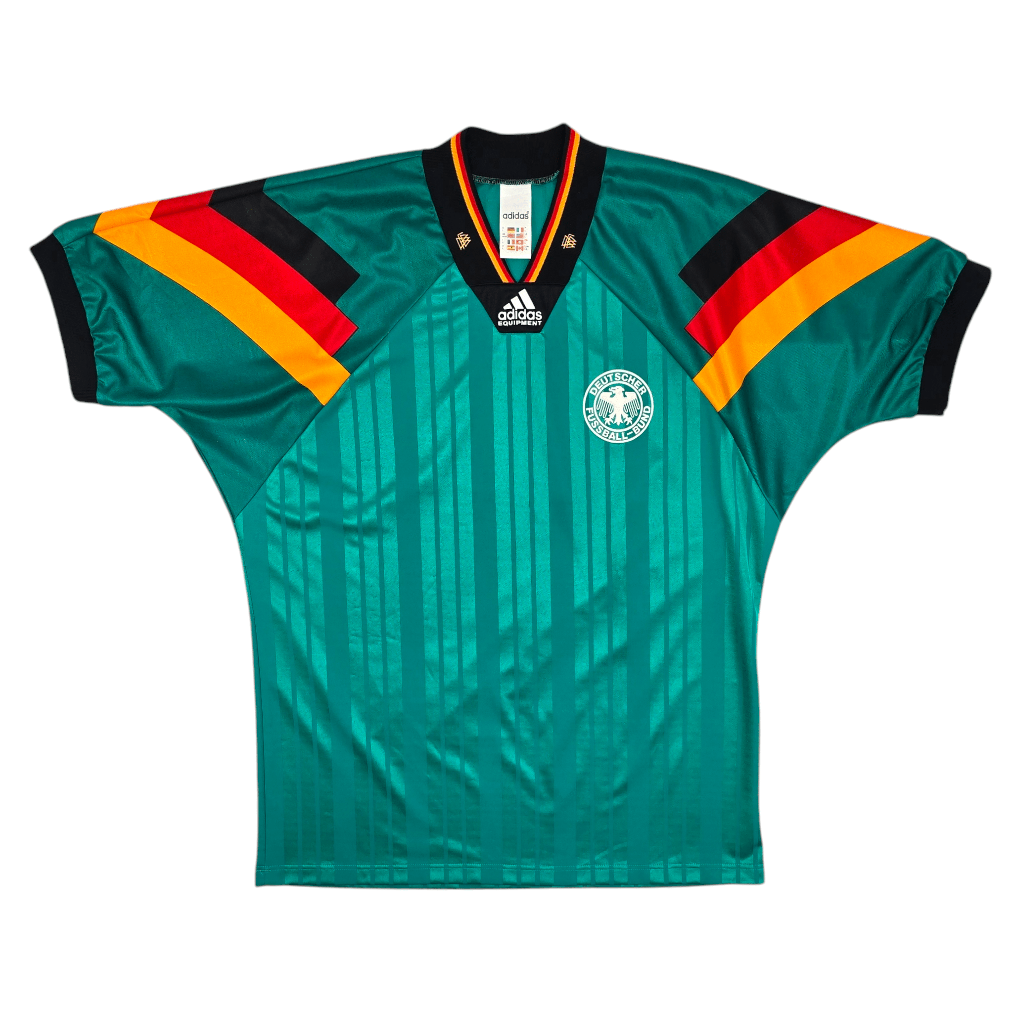 1992/94 Germany Away Football Shirt (L) Adidas – Football Finery