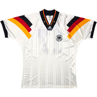 1992/94 Germany Home Football Shirt (L) Adidas #17 (Effenberg) - Football Finery - FF307076
