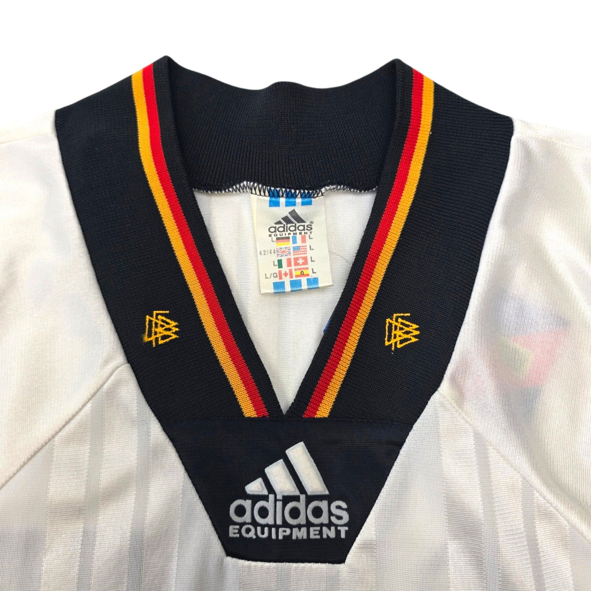 1992/94 Germany Home Football Shirt (L) Adidas #17 (Effenberg) - Football Finery - FF307076