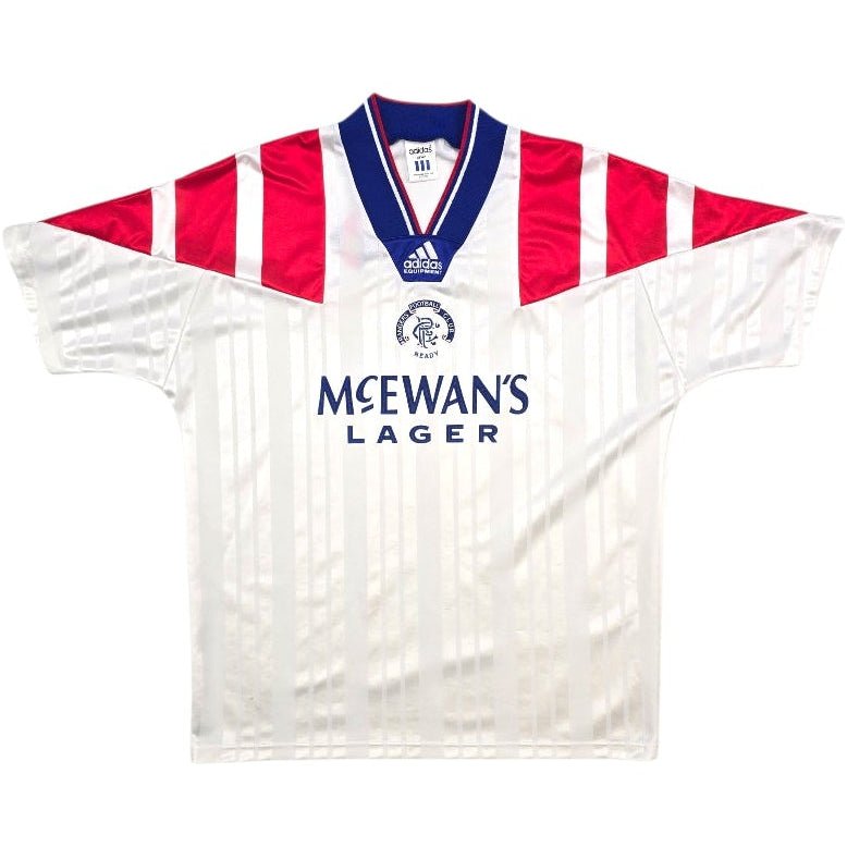 1992/94 Glasgow Rangers Away Football Shirt (M) Adidas - Football Finery - FF305565