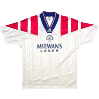 1992/94 Glasgow Rangers Away Football Shirt (M) Adidas - Football Finery - FF305565