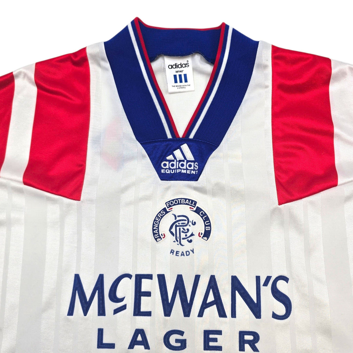 1992/94 Glasgow Rangers Away Football Shirt (M) Adidas - Football Finery - FF305565