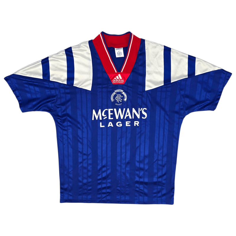 1992/94 Glasgow Rangers Home Football Shirt (M) Adidas - Football Finery - FF300382