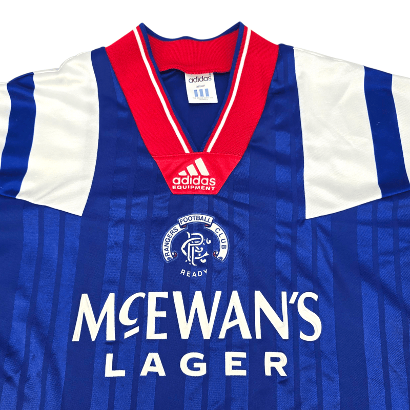 1992/94 Glasgow Rangers Home Football Shirt (M) Adidas - Football Finery - FF300382
