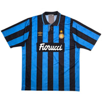 1992/94 Inter Milan Home Football Shirt (L) Umbro - Football Finery - FF306069