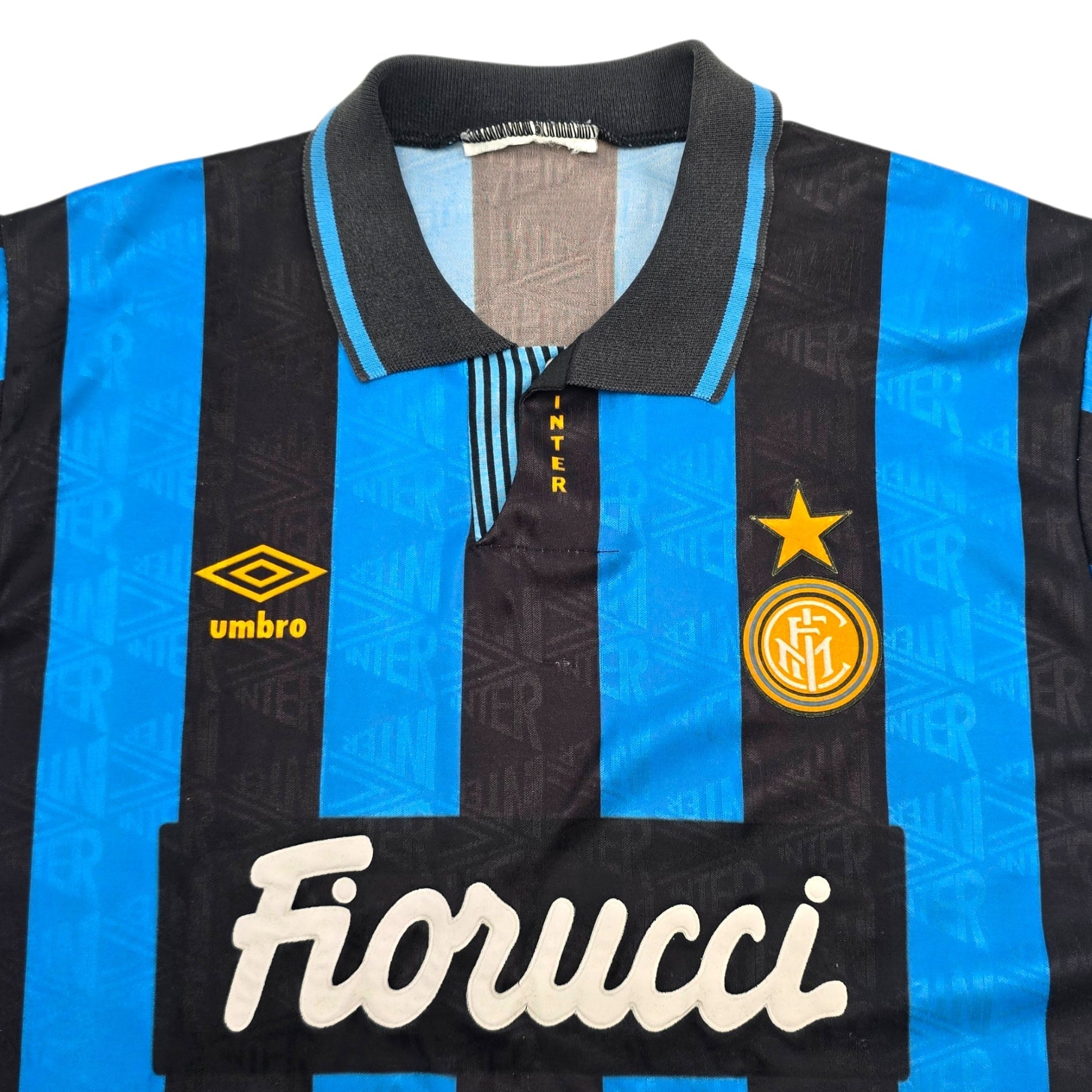 1992/94 Inter Milan Home Football Shirt (L) Umbro – Football Finery