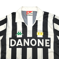 1992/94 Juventus Home Football Shirt (L) Kappa 10 (Baggio) - Football Finery - FF300072