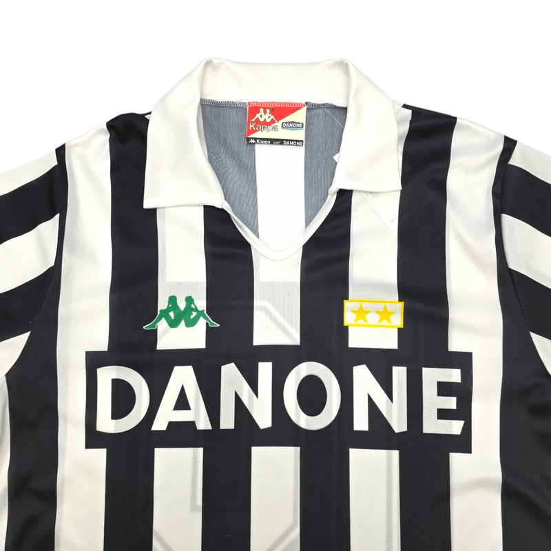 1992/94 Juventus Home Football Shirt (L) Kappa 10 (Baggio) - Football Finery - FF300072