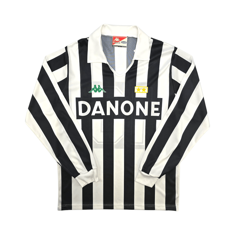 1992/94 Juventus Home Football Shirt (L) Kappa 10 (Baggio) - Football Finery - FF300072