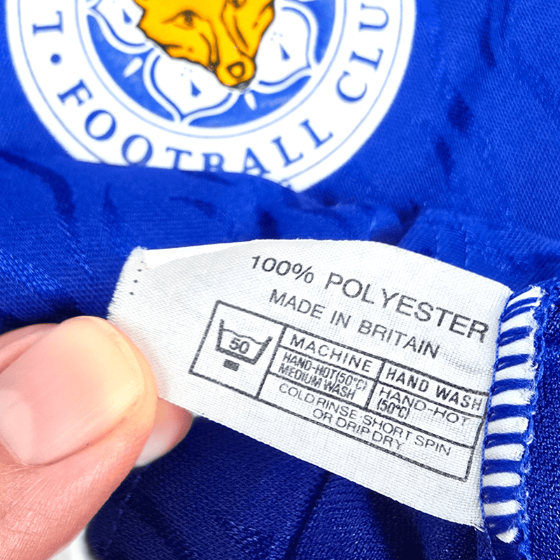 1992/94 Leicester City Home Football Shirt (XL) Fox Leisure - Football Finery - FF301943