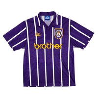 1992/94 Manchester City Away Football Shirt (L) Umbro - Football Finery - FF300175