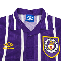 1992/94 Manchester City Away Football Shirt (L) Umbro - Football Finery - FF300175