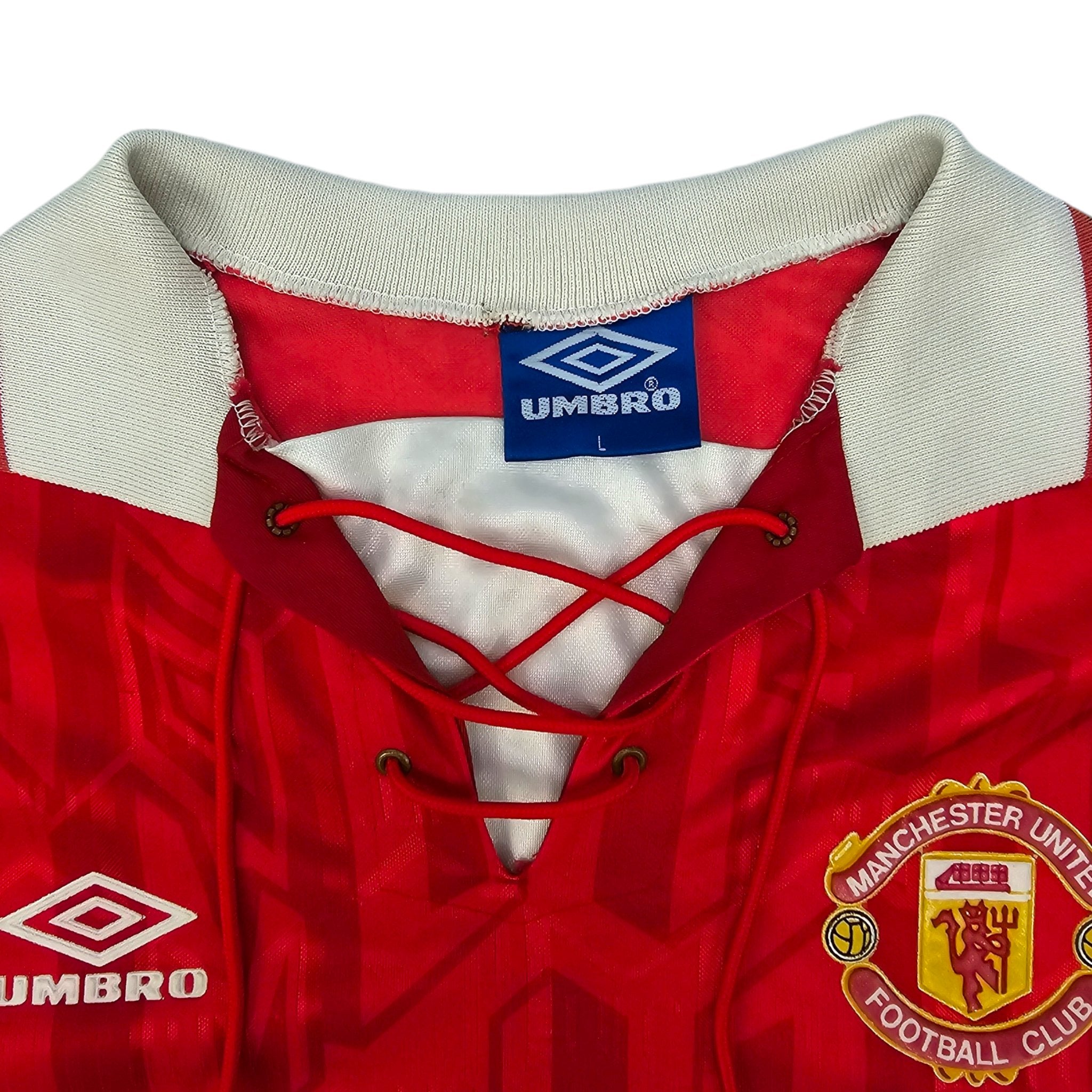 Manchester United Jersey 1992 1994 Home Size XL Shirt Umbro