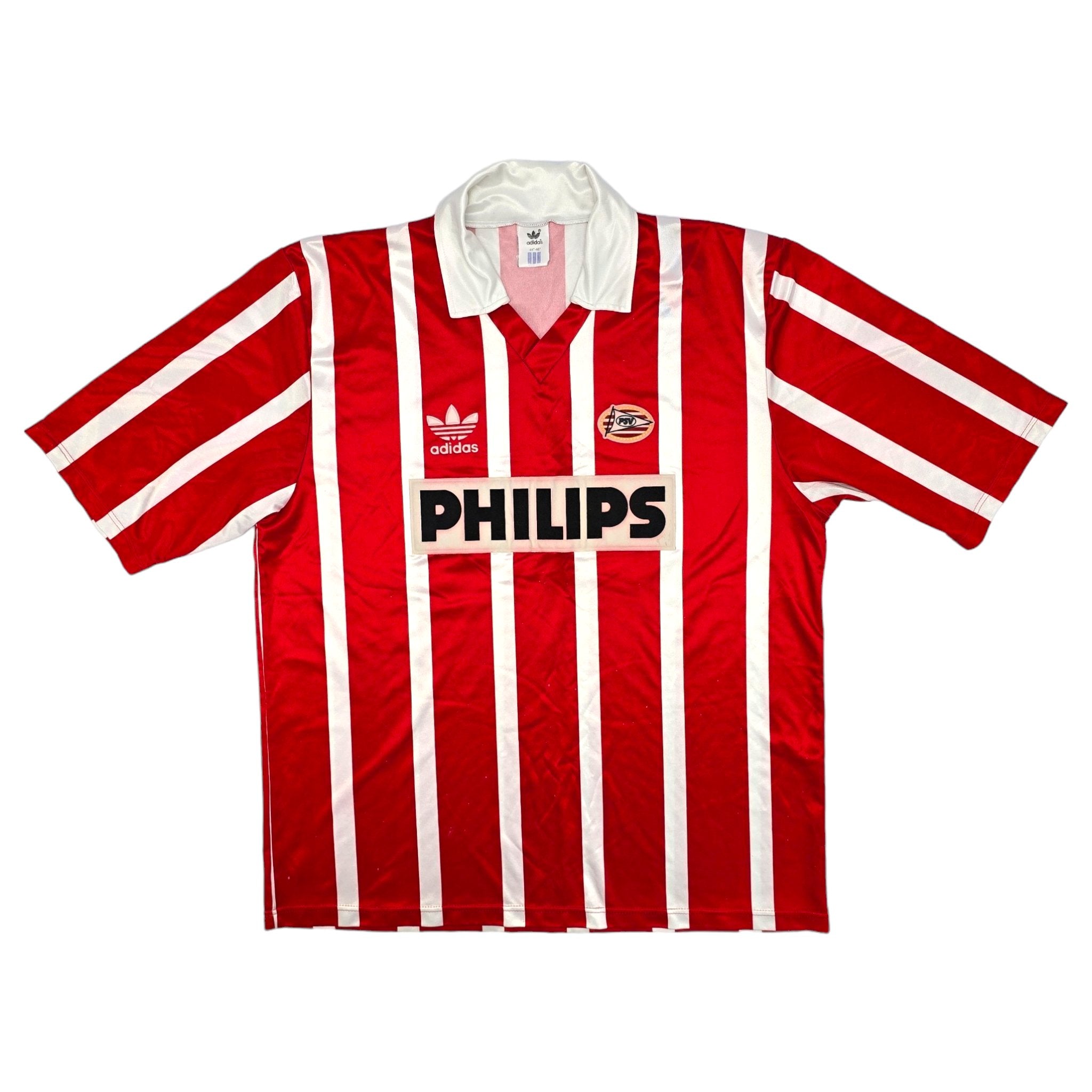 adidasアディダスPSVアイントホーフェン 90-92（H）ゲームシャツ 1992 94 PSV Home Football Shirt XL Adidas – Football Finery
