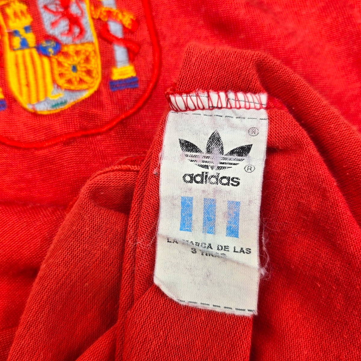 1992/94 Spain Home Football Shirt (M) Adidas - Football Finery - FF203979