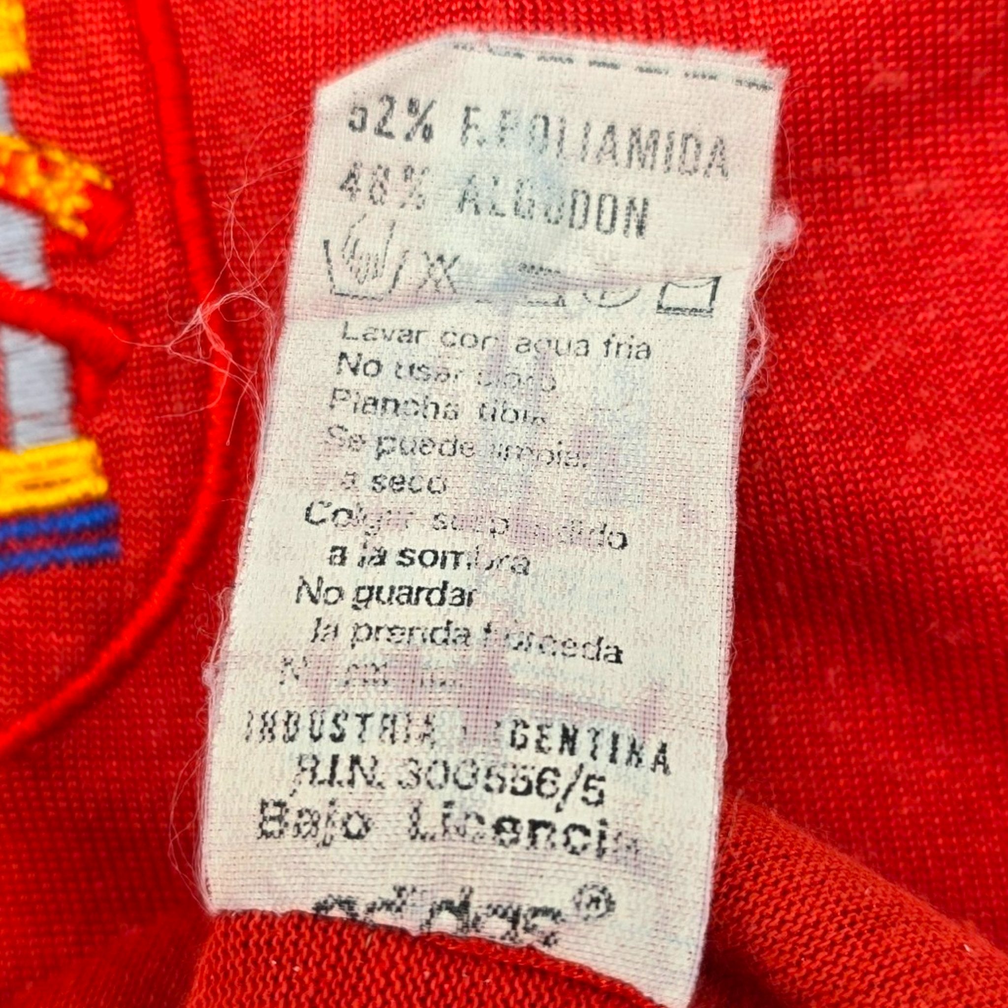 1992 94 Spain Home Football Shirt M Adidas – Football Finery