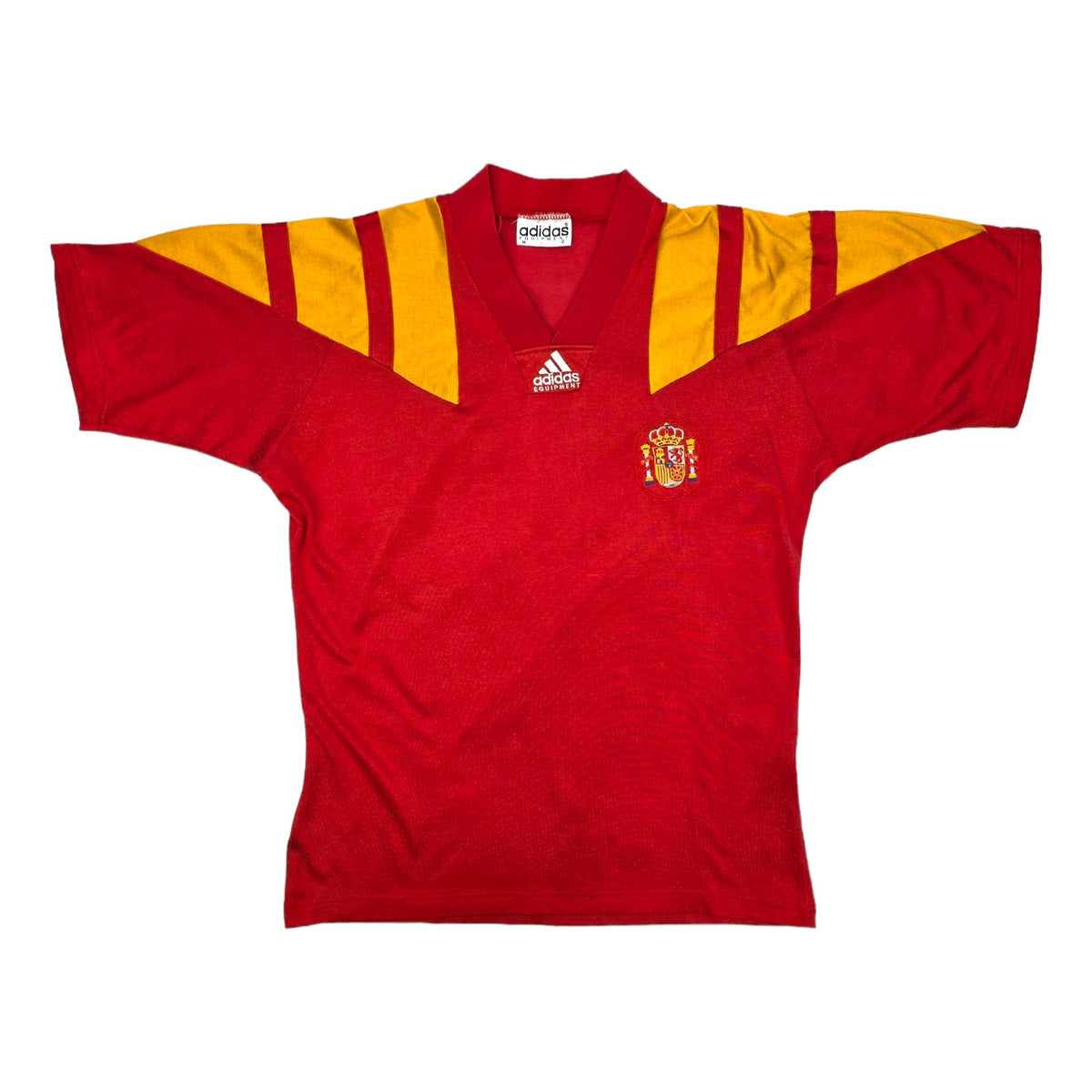 1992/94 Spain Home Football Shirt (M) Adidas - Football Finery - FF203979