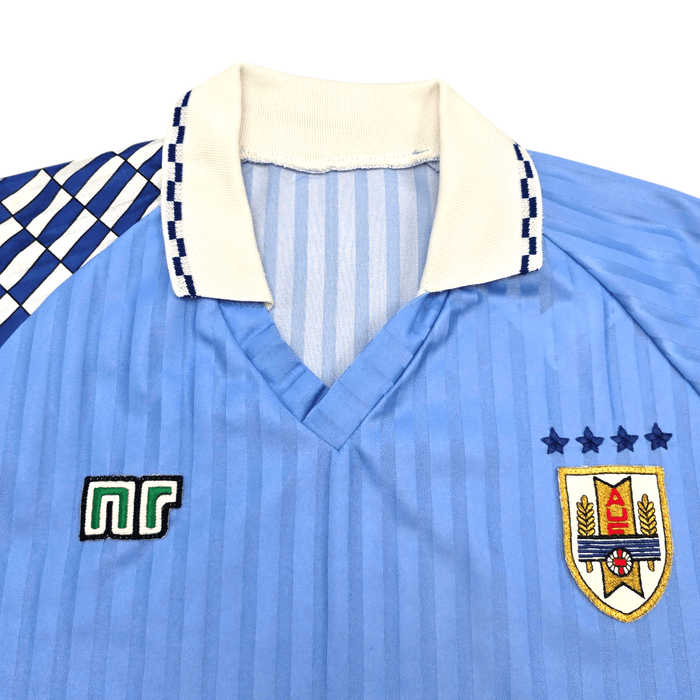1992/94 Uruguay Home Football Shirt (XL) Ennerre - Football Finery - FF305388