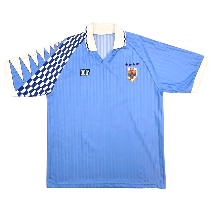 1992/94 Uruguay Home Football Shirt (XL) Ennerre - Football Finery - FF305388