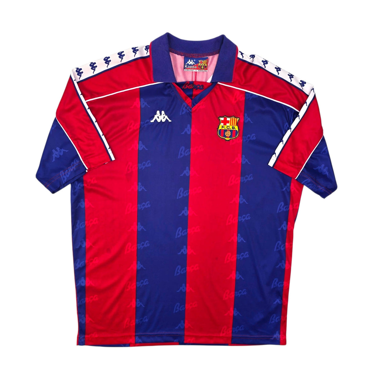 1992/95 Barcelona Home Football Shirt (XL) Kappa - Football Finery - FF307896