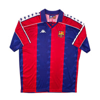1992/95 Barcelona Home Football Shirt (XL) Kappa - Football Finery - FF307896