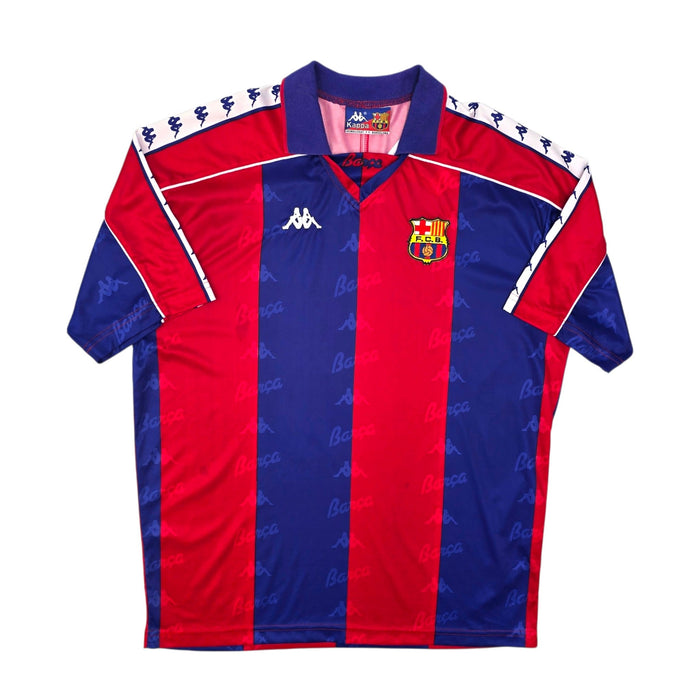 1992/95 Barcelona Home Football Shirt (XL) Kappa - Football Finery - FF307896