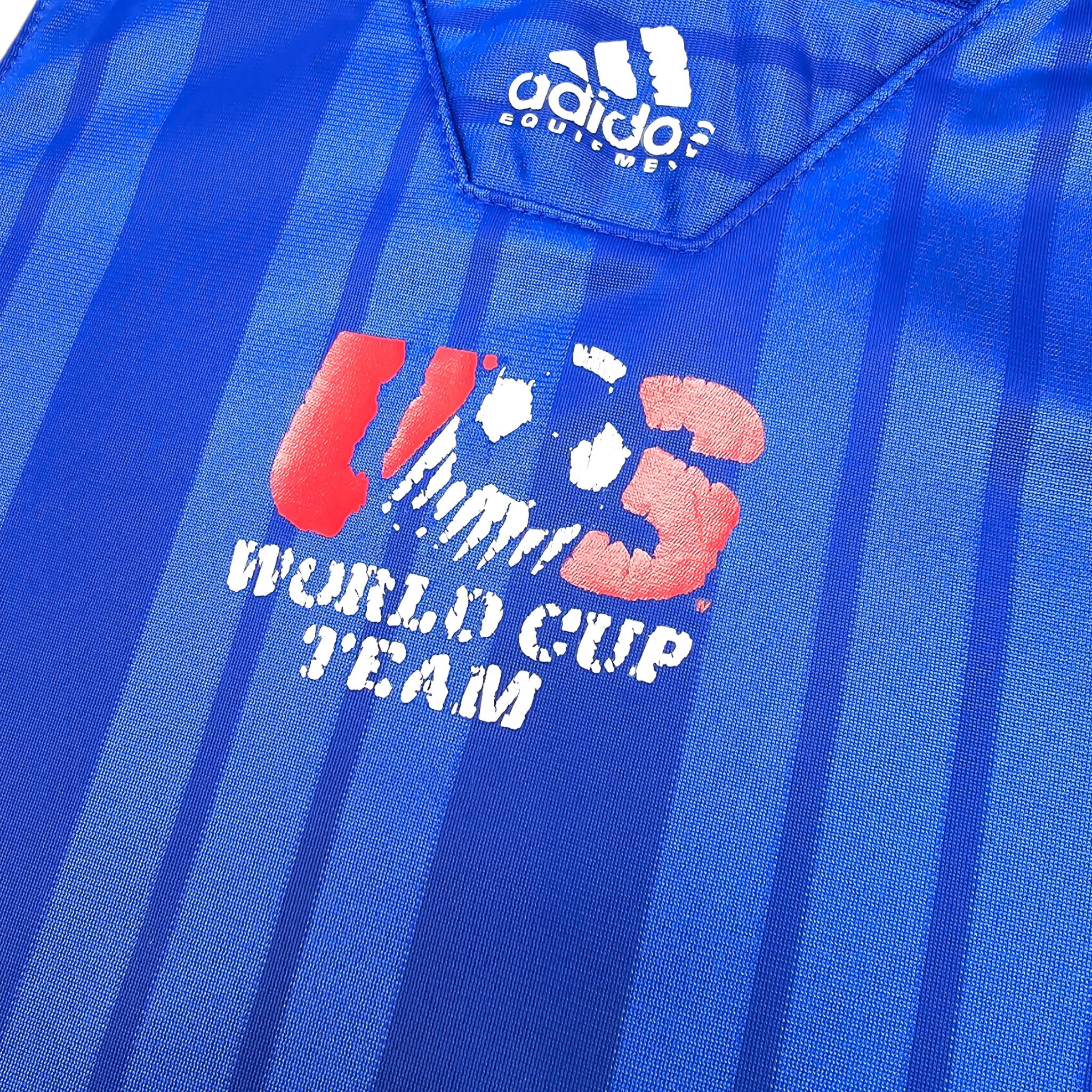 1993 USA Away Football Shirt (XL) Adidas – Football Finery 1993 USA Away Football Shirt (XL) Adidas – Football Finery