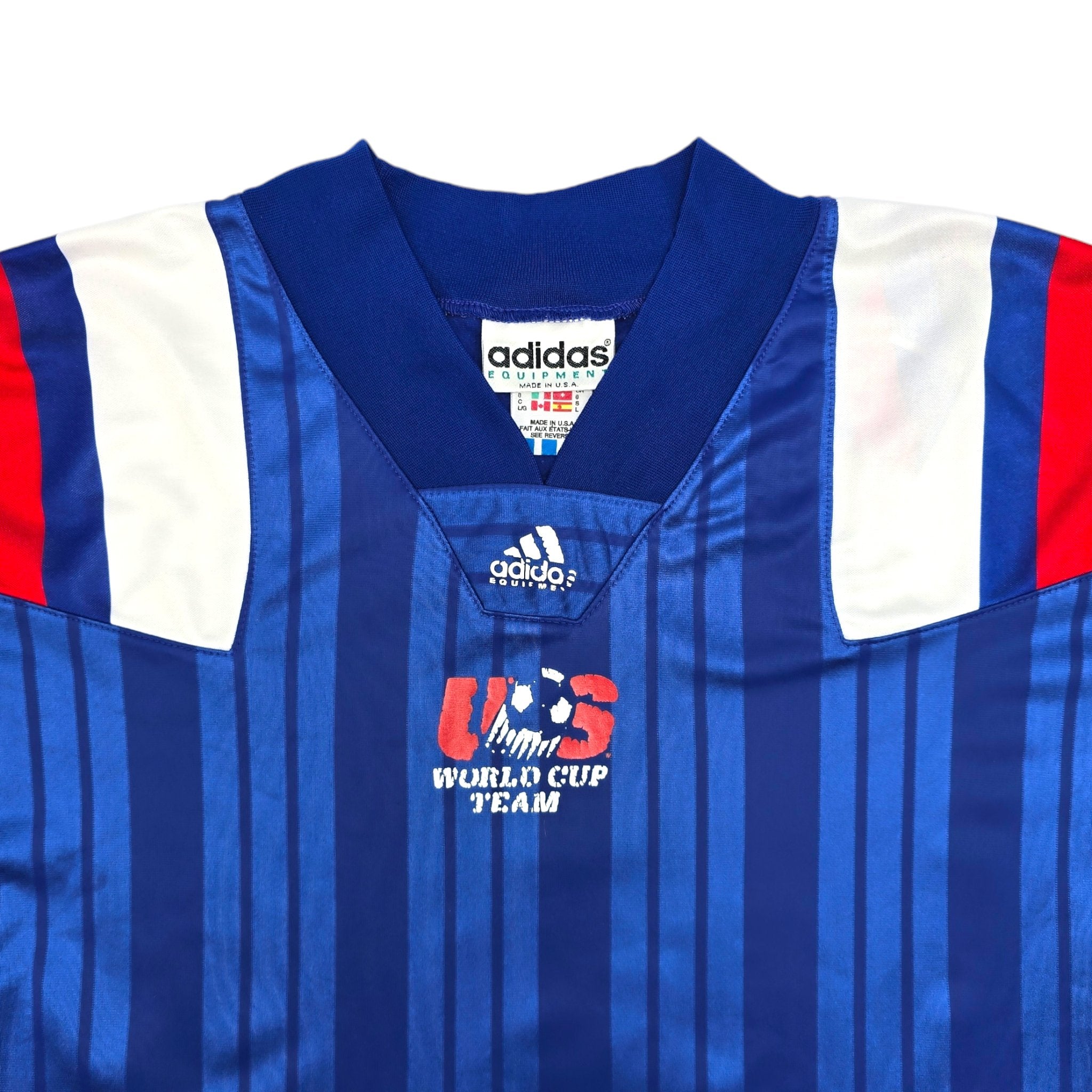 1993 USA Away Football Shirt (XL) Adidas – Football Finery 1993 USA Away Football Shirt (XL) Adidas – Football Finery