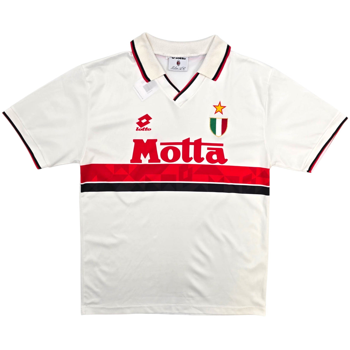 1993/94 AC Milan Away Football Shirt (L) Lotto - Football Finery - FF306348