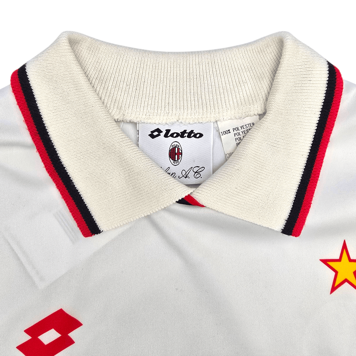 1993/94 AC Milan Away Football Shirt (M) Lotto 10 (Savicevic) - Football Finery - FF301192