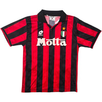 1993/94 AC Milan Home Football Shirt (L) Lotto 11 - Football Finery - FF306671