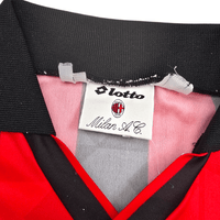 1993/94 AC Milan Home Football Shirt (L) Lotto - Football Finery - FF304043
