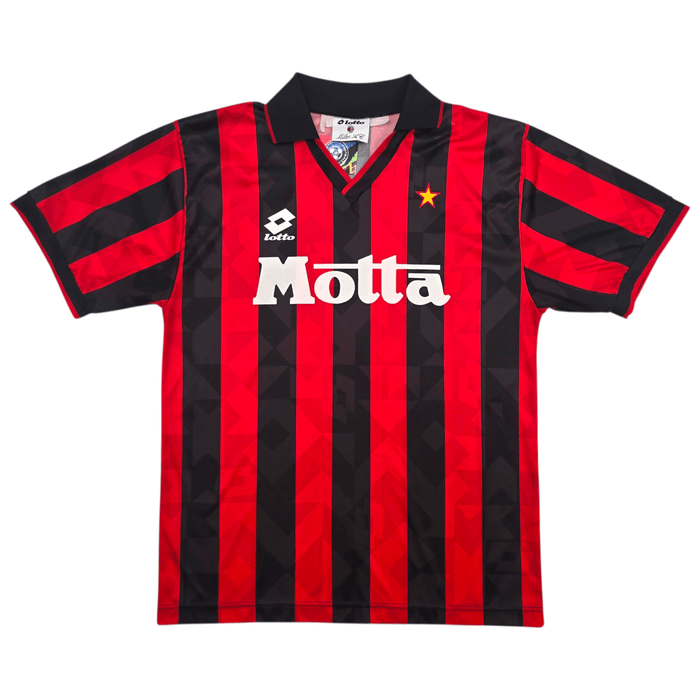 1993/94 AC Milan Home Football Shirt (M) Lotto - Football Finery - FF301802