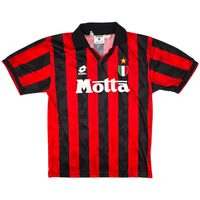 1993/94 AC Milan Home Football Shirt (XL) Lotto - Football Finery - FF302912
