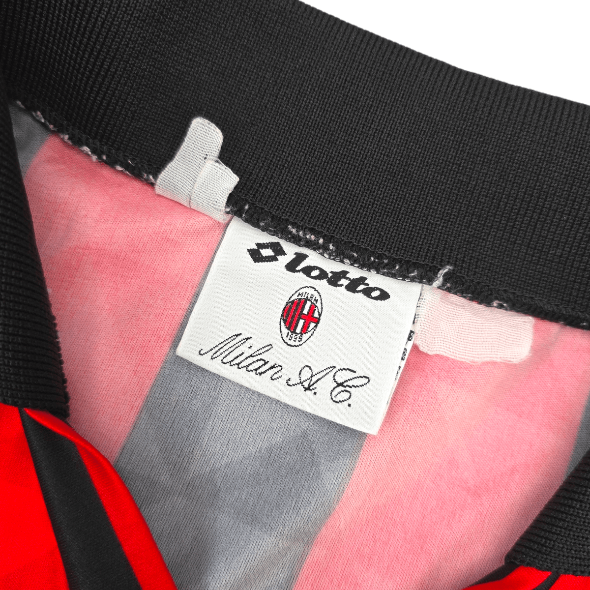 1993/94 AC Milan Home Football Shirt (XL) Lotto - Football Finery - FF302912