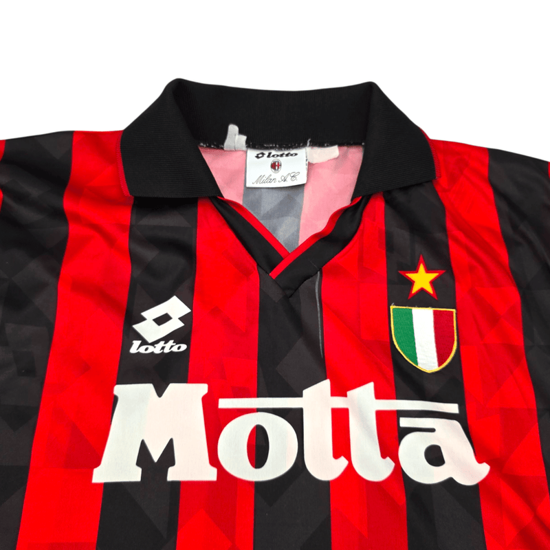 1993/94 AC Milan Home Football Shirt (XL) Lotto - Football Finery - FF302912