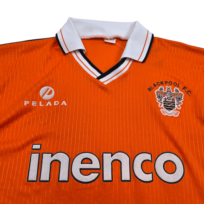 1993/94 Blackpool Home Football Shirt (S) Pelada - Football Finery - FF304179