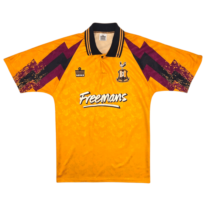 1993/94 Bradford City Home Football Shirt (S) Admiral - Football Finery - FF301324