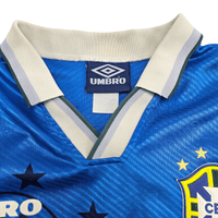1993/94 Brazil Away Football Shirt (L) Umbro - Football Finery - FF204582