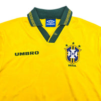 1993/94 Brazil Home Football Shirt (L) Umbro - Football Finery - FF306339